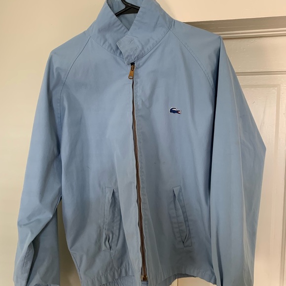 blue lacoste jacket